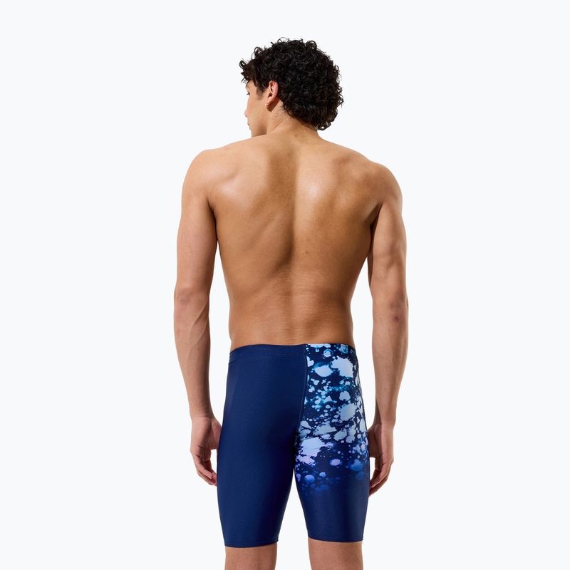 Jammery pływackie męskie Speedo Placement Printed Jammer moonglow smoke/navy 4