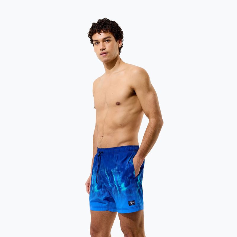 Szorty kąpielowe męskie Speedo Printed Redondo Edge Volley 16" night watch 3
