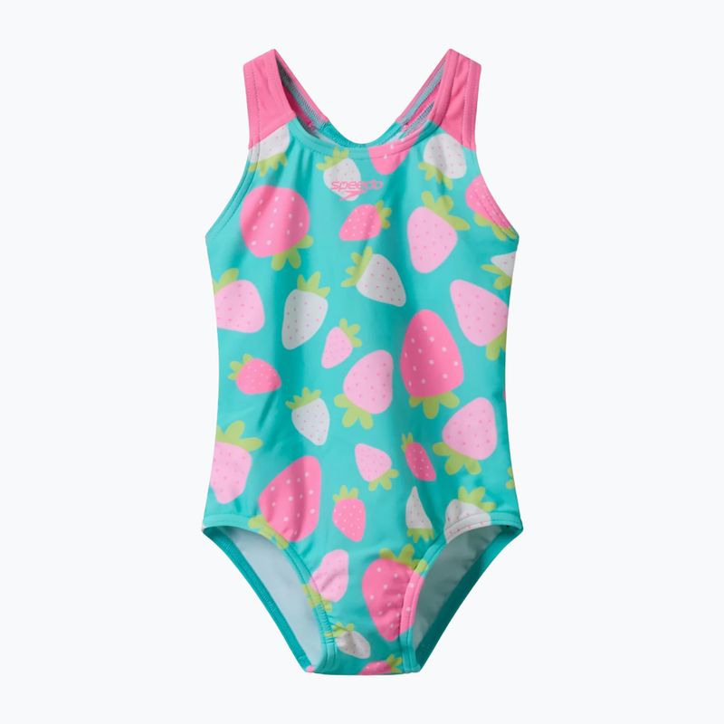 Strój kąpielowy jednoczęściowy dziecięcy Speedo Infant Placement aqua breeze