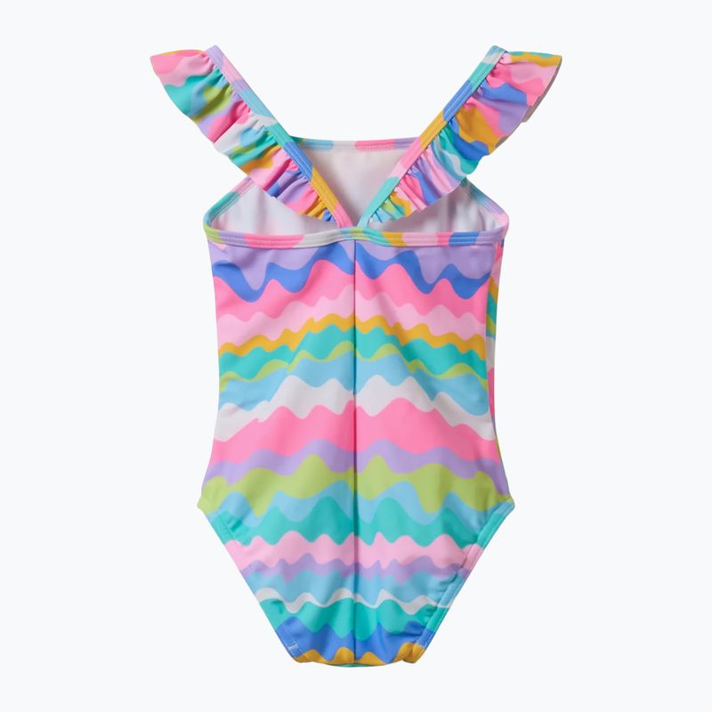 Strój kąpielowy jednoczęściowy dziecięcy Speedo Ruffle citrus green 2