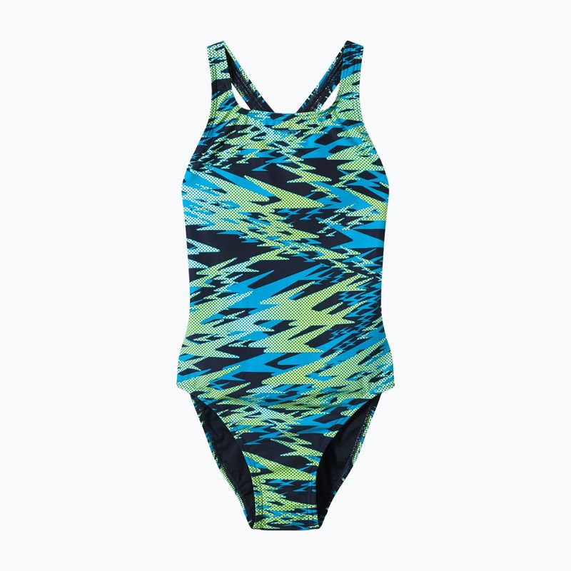 Strój pływacki jednoczęściowy damski Speedo Hyperboom Print Medalist hyper teal 7