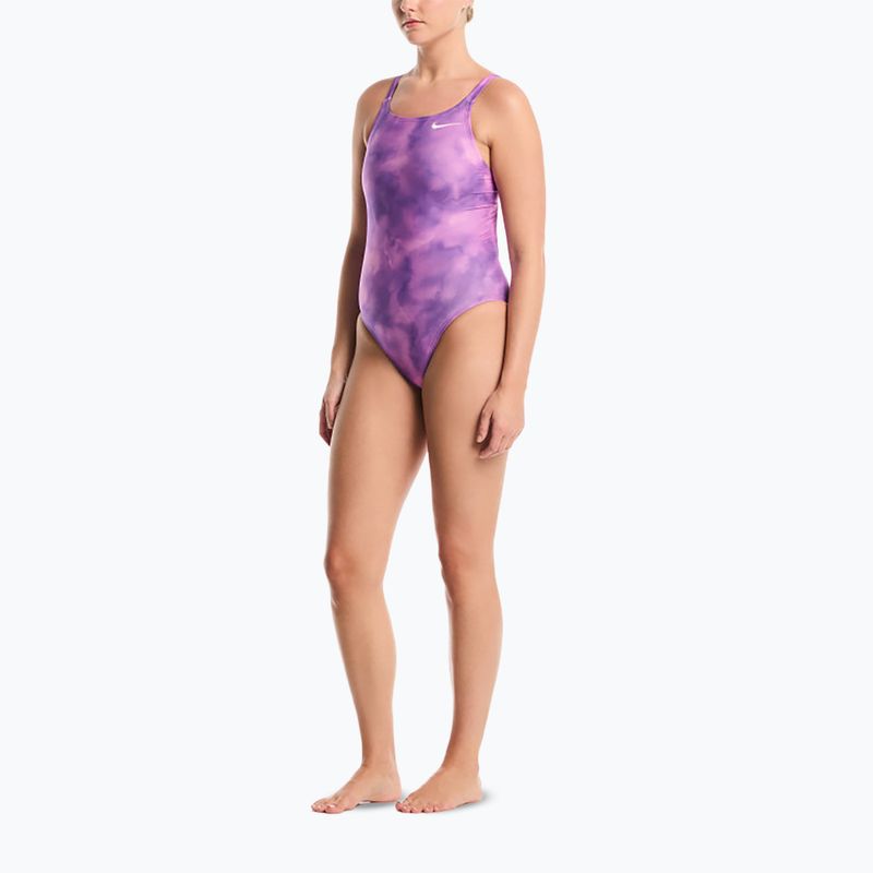 Strój pływacki jednoczęściowy damski Nike Hydrastrong Multi Pr light magenta 2