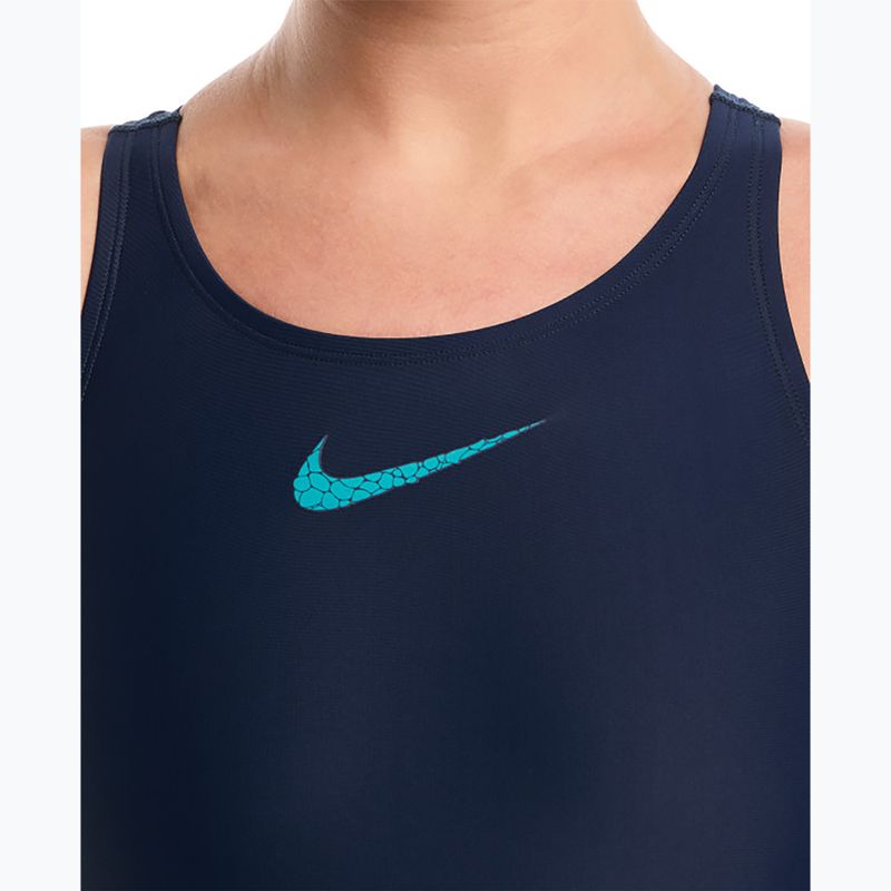 Strój pływacki jednoczęściowy damski Nike Logo Graphic energy 4