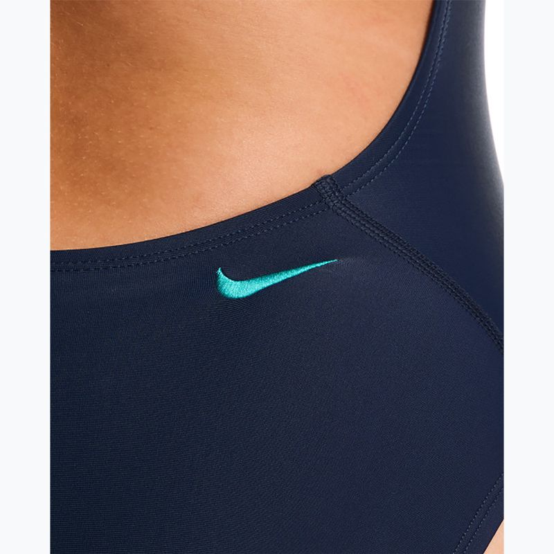 Strój pływacki jednoczęściowy damski Nike Logo Graphic energy 5