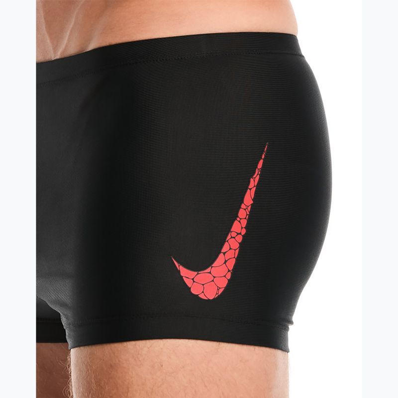 Kąpielówki pływackie Nike Logo Graphic Square Leg University Red 4