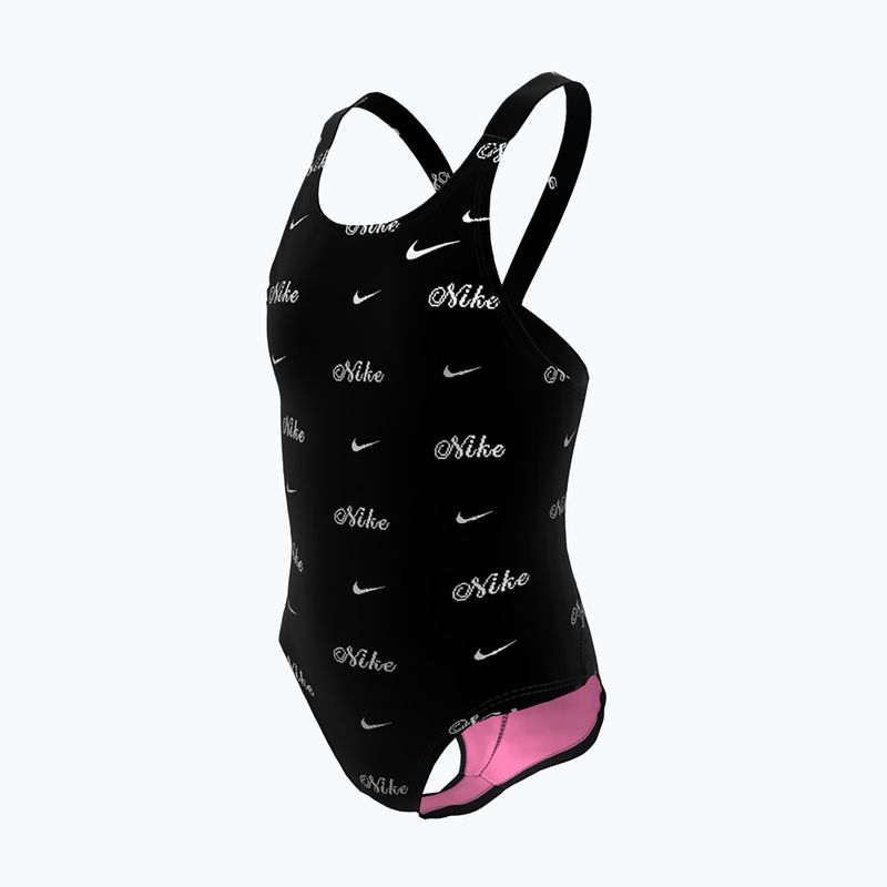 Strój kąpielowy jednoczęściowy dziecięcy Nike Hydrastrong Multi Pr jet black 2