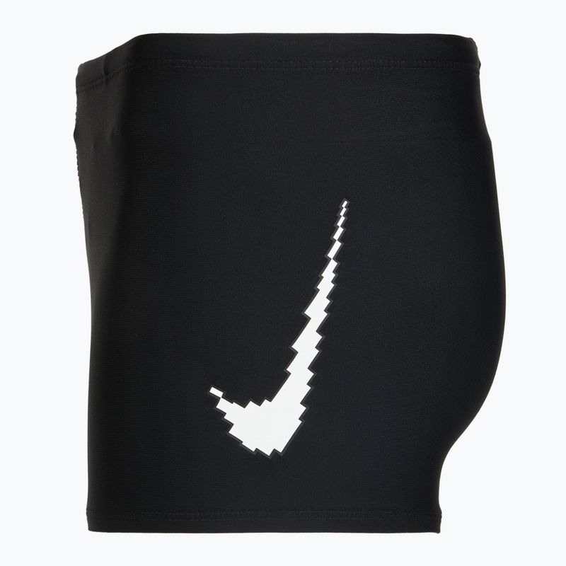 Bokserki kąpielowe chłopięce Nike Logo Graphic Square Leg black 3