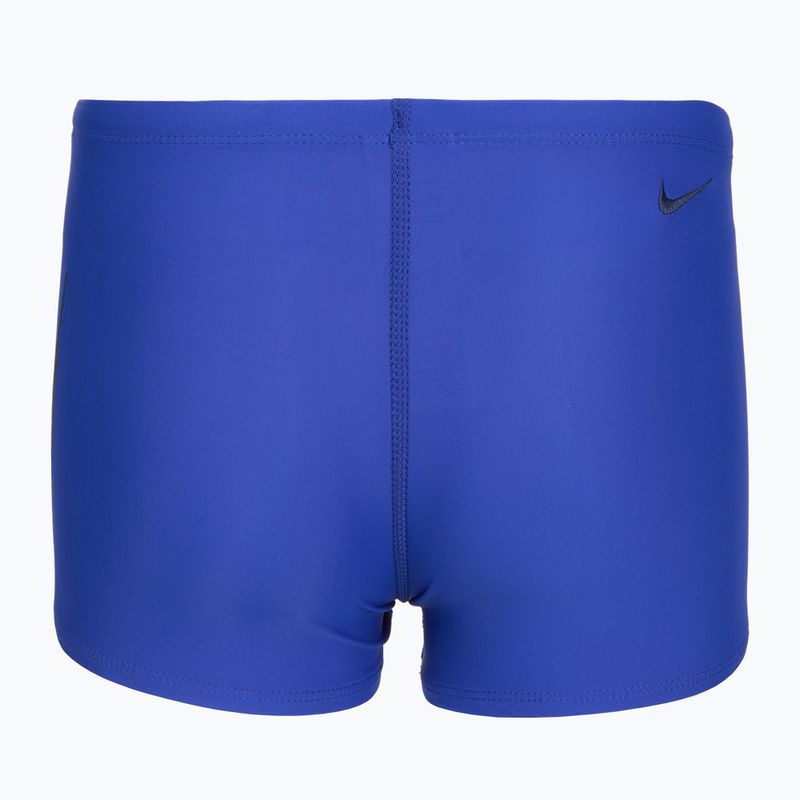 Bokserki kąpielowe chłopięce Nike Logo Graphic Square Leg game royal 2