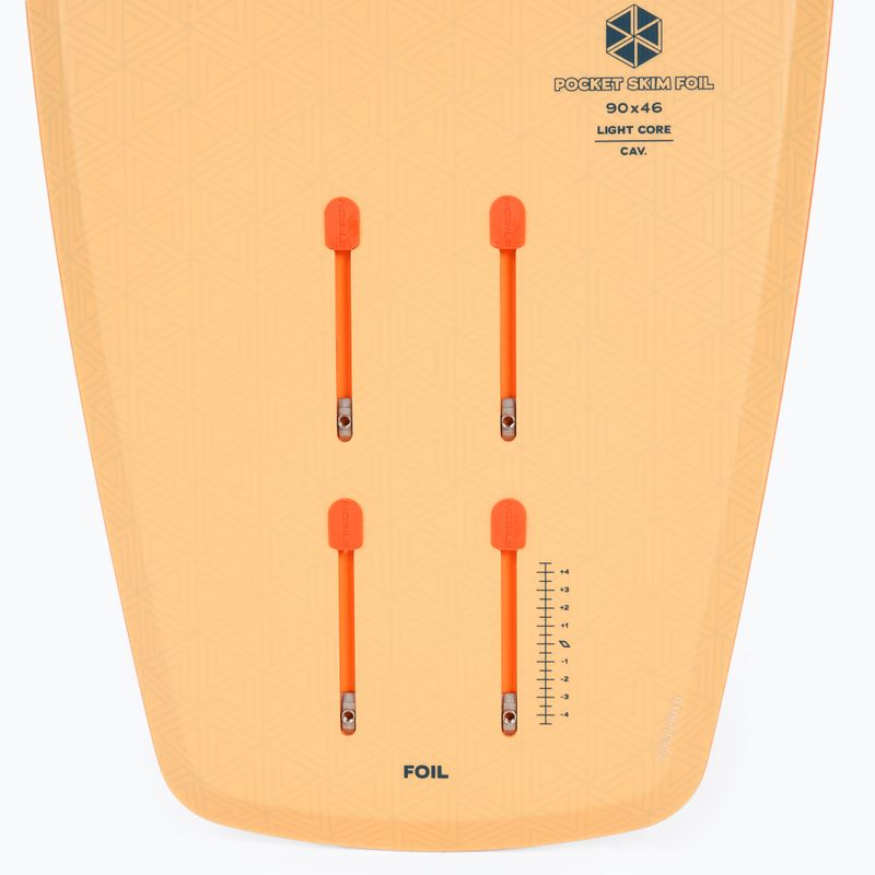 Deska do kitesurfingu + hydrofoil Nobile 2022 Zen Foil Freeride G10 Pocket Skim Packages 9