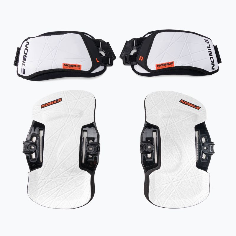 Pady i strapy do kiteboardu Nobile IFS 2022 Next White