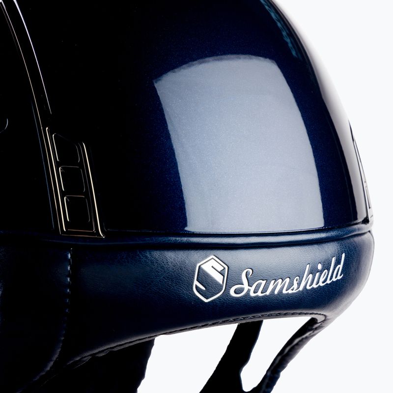 Kask jeździecki Samshield Shadow Glossy granatowy 7