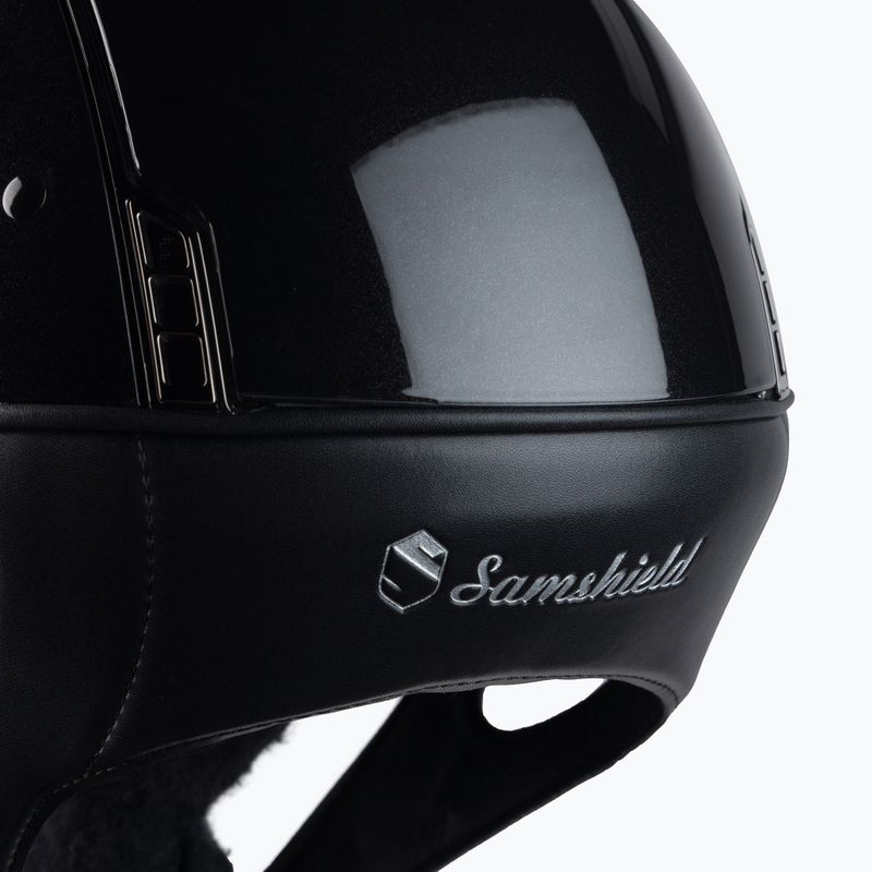 Kask jeździecki Samshield Miss Shield Shadow Glossy czarny 6