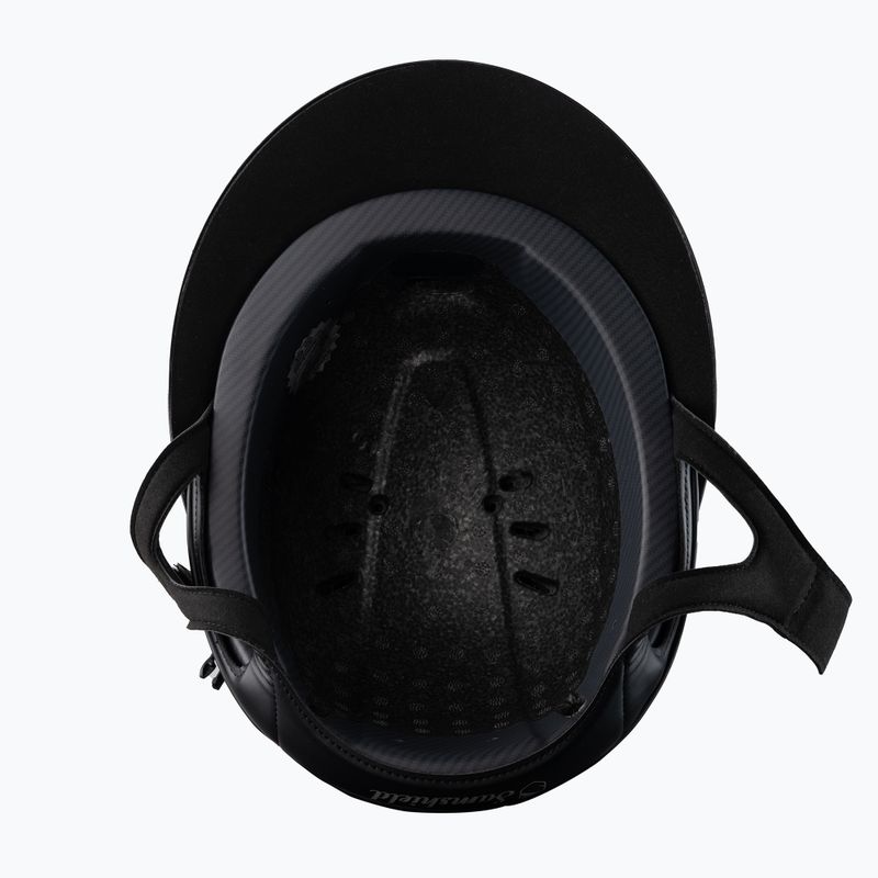 Kask jeździecki Samshield Miss Shield Shadowmatt Rose Gold Chrome czarny 5