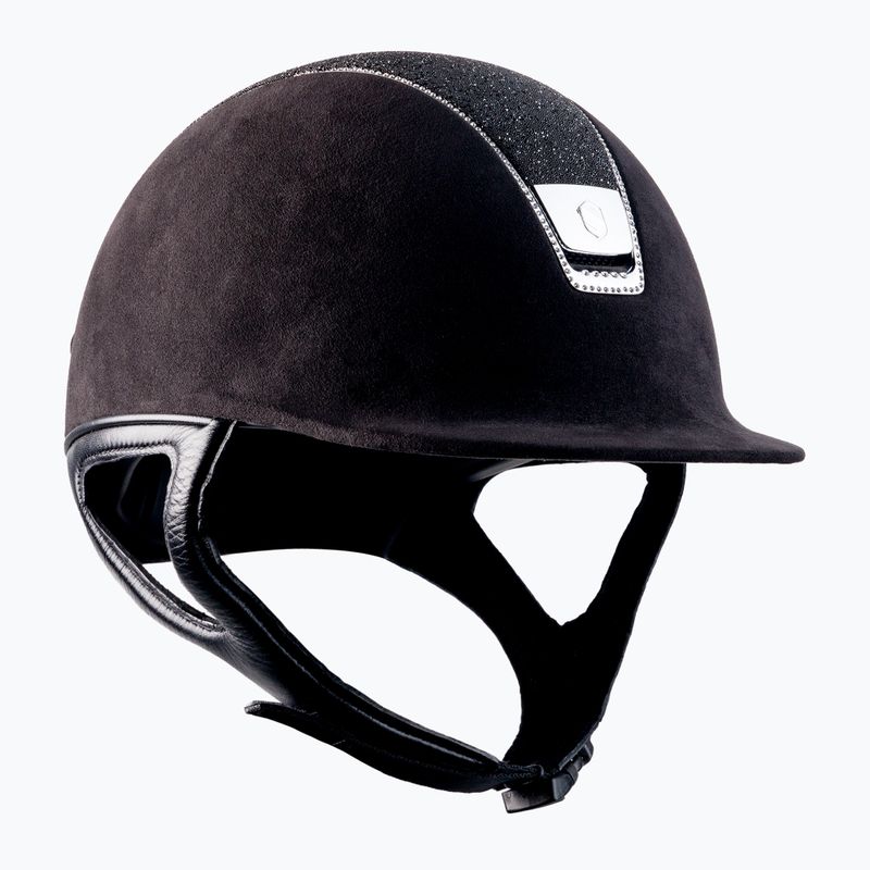 Kask jeździecki Samshield Premium Top Crystal 255 czarny