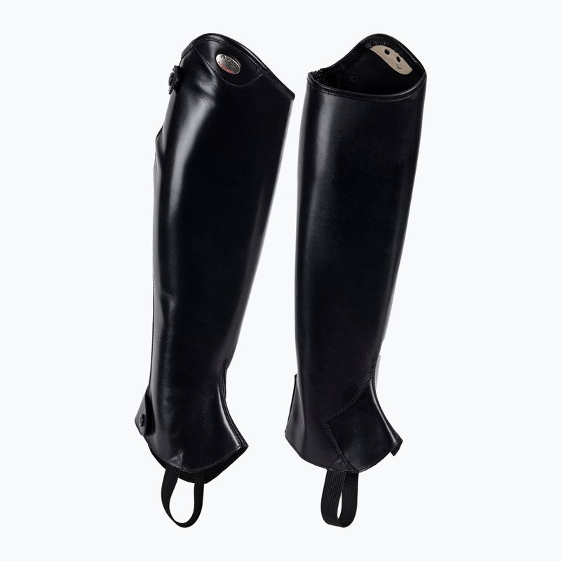 Czapsy skórzane Parlanti Mini Chaps Calfskin czarne 9