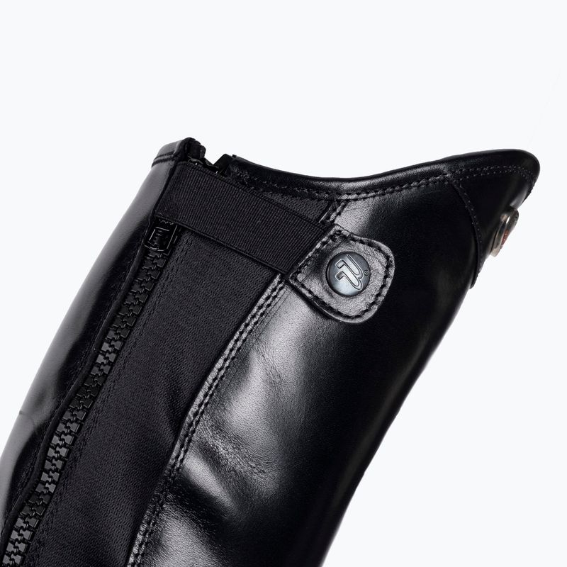 Czapsy skórzane Parlanti Mini Chaps Calfskin czarne 6