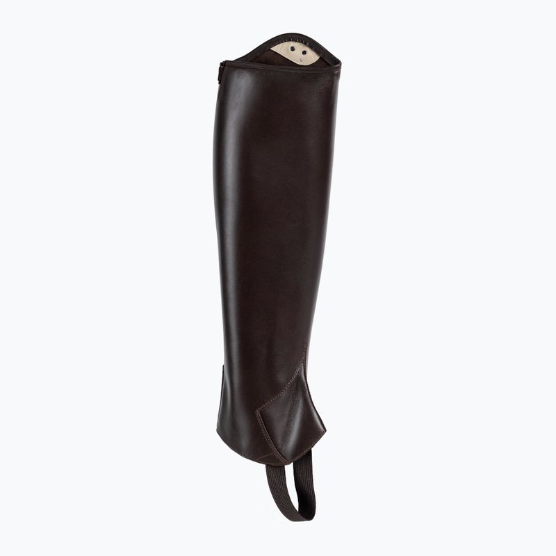 Czapsy skórzane Parlanti Mini Chaps Calfskin brązowe 2