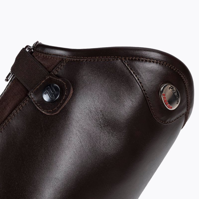 Czapsy skórzane Parlanti Mini Chaps Calfskin brązowe 6