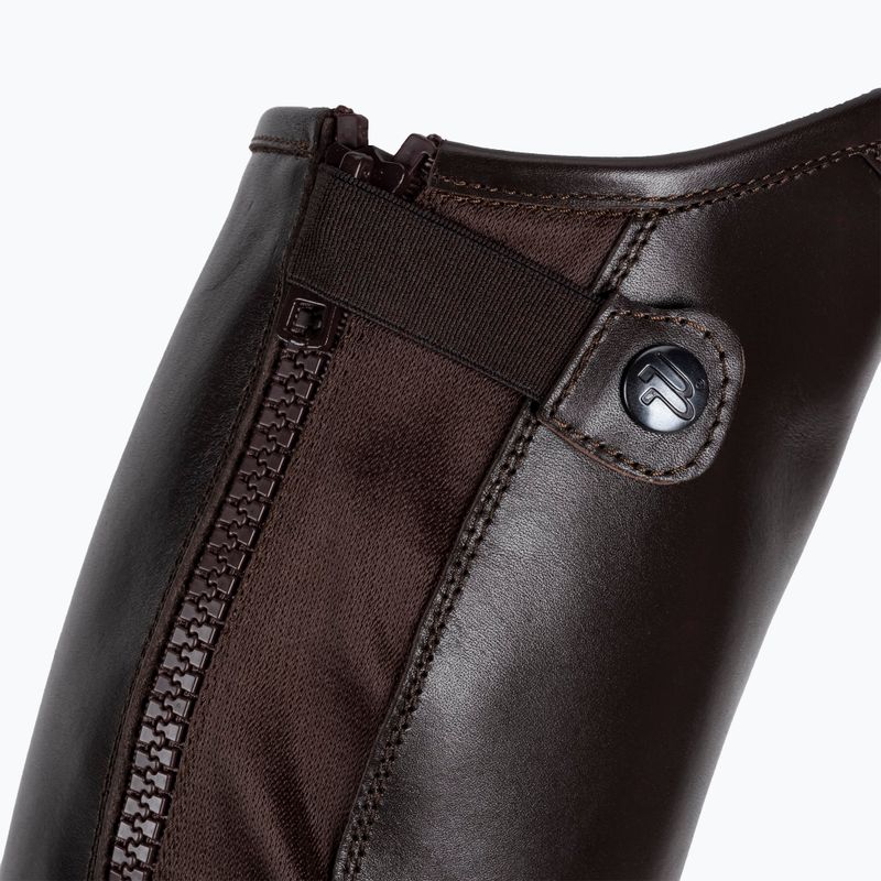 Czapsy skórzane Parlanti Mini Chaps Calfskin brązowe 7
