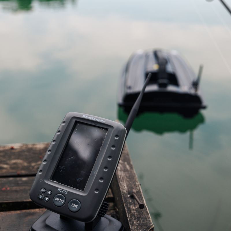 Łódka zanętowa BearCreeks Navitec Pro GPS-Autopilot-System Echosonda BC202 czarna BC.V2.PRO.20 9