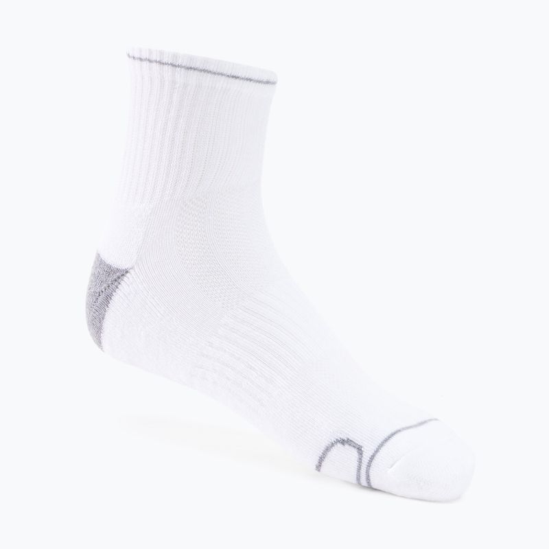 Skarpety męskie Wilson 3PP Quarter L&R 3 pary white/light heather/grey