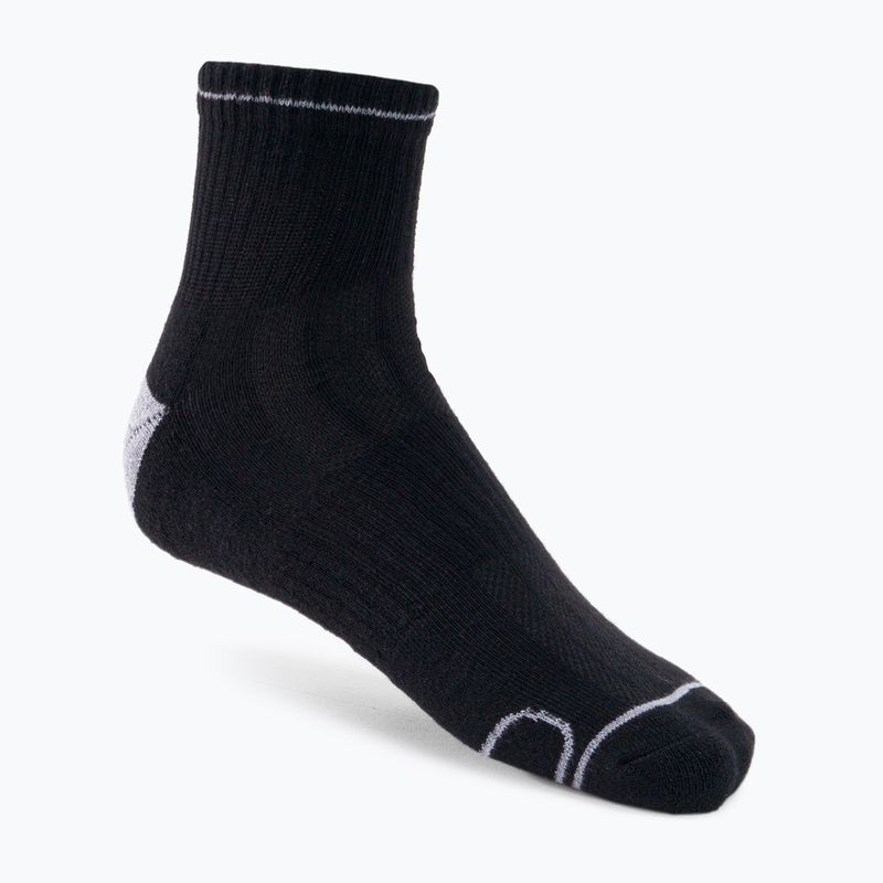 Skarpety męskie Wilson 3PP Quarter L&R 3 pary black/light heather/grey