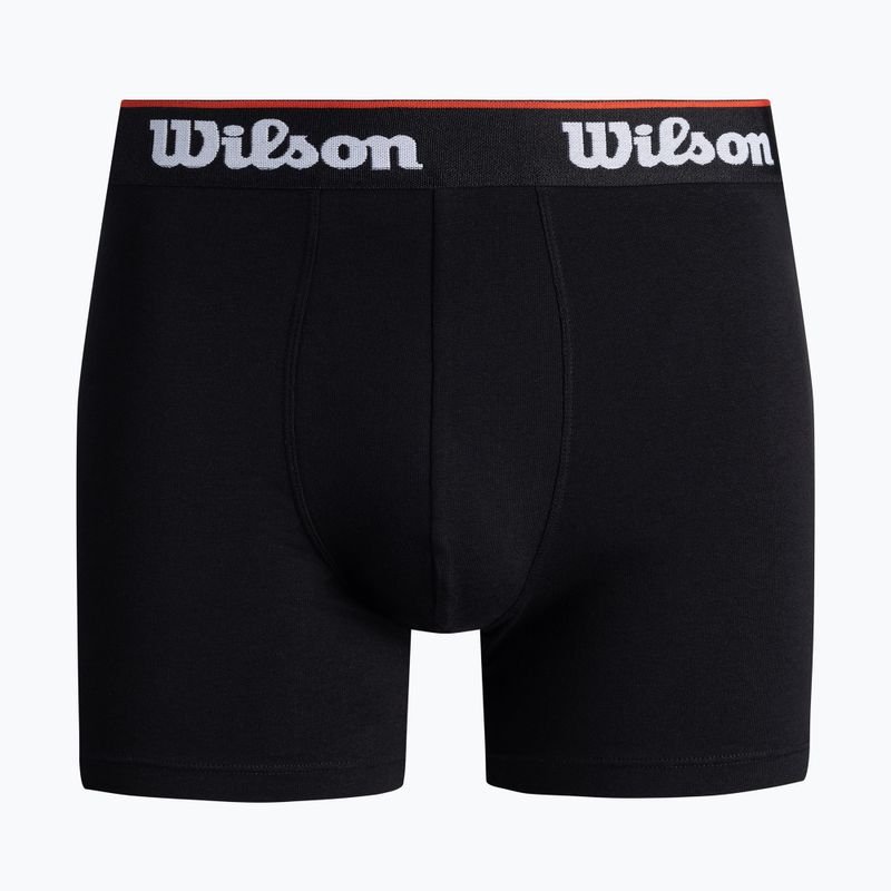 Bokserki męskie Wilson W875H-270L 2 pary black/grey 2