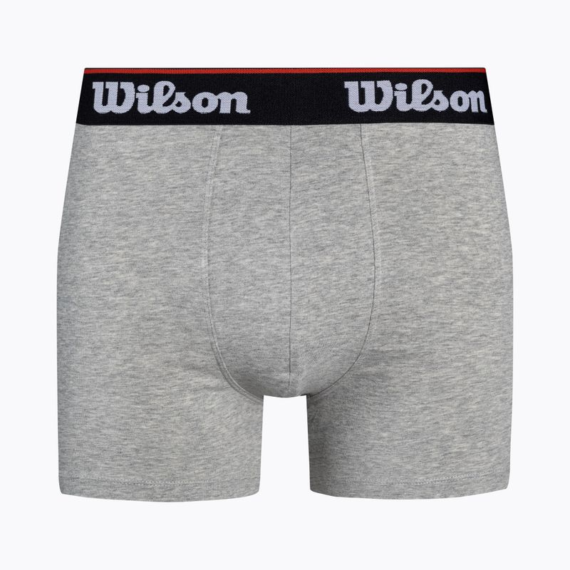 Bokserki męskie Wilson W875H-270L 2 pary black/grey 3