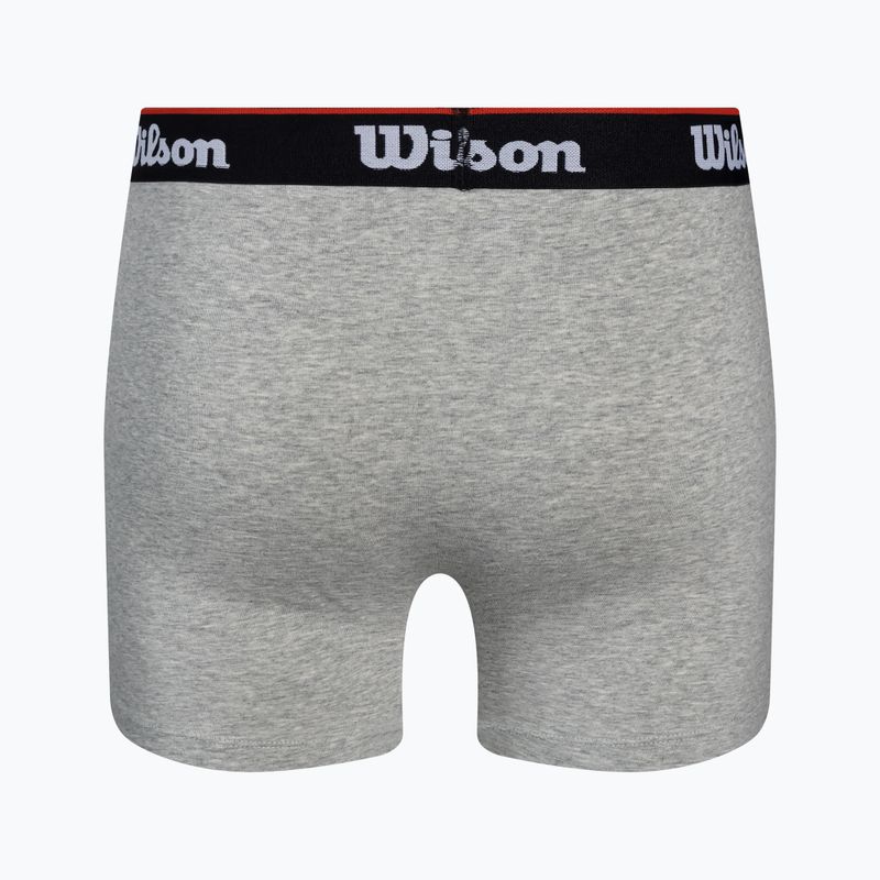 Bokserki męskie Wilson W875H-270L 2 pary black/grey 4