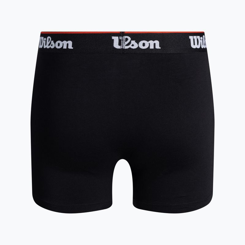 Bokserki męskie Wilson W875H-270L 2 pary black/grey 5