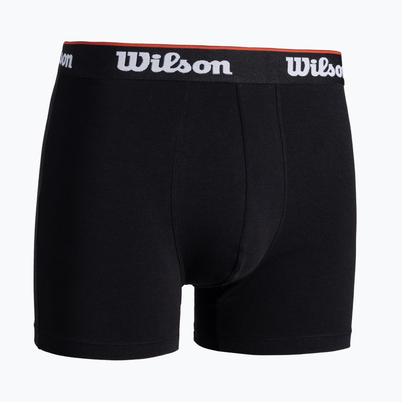 Bokserki męskie Wilson W875H-270L 2 pary black/grey 6