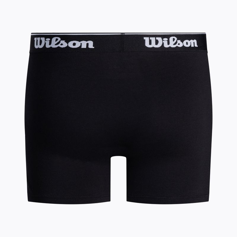 Bokserki męskie Wilson W875V-270L 2 pary lime green/black 4