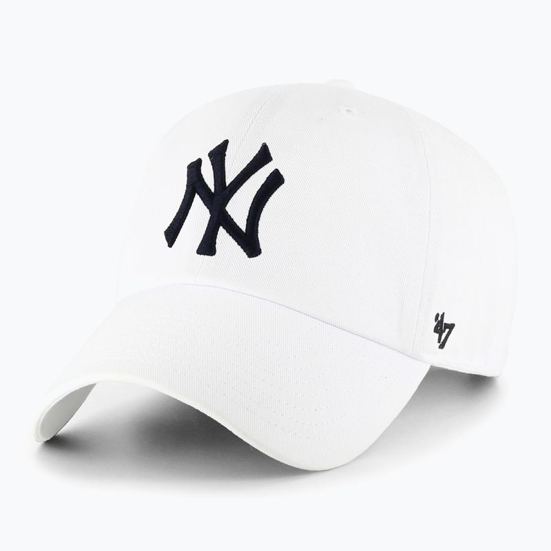 Czapka z daszkiem 47 Brand MLB New York Yankees CLEAN UP white