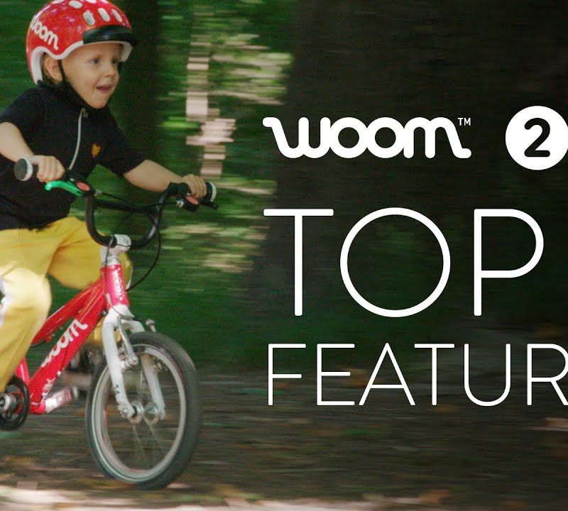 Rower dziecięcy woom 2 + Nóżka Leggie S atomic neon 13
