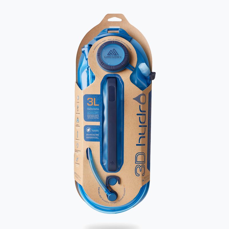 Bukłak Gregory 3D Hydro 3 l optic blue 4