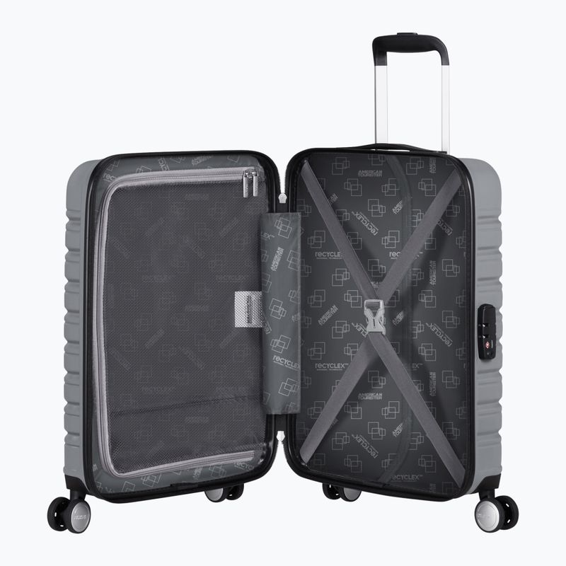 Walizka podróżna American Tourister Flashline Spinner 34 l sky silver 4