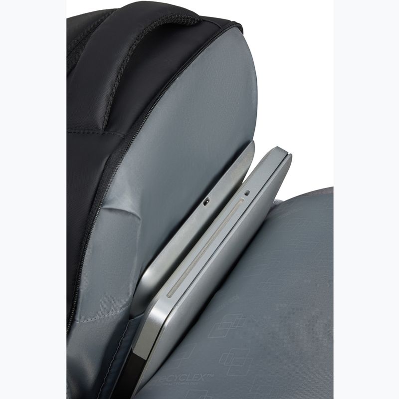 Plecak American Tourister Lapt Backpack 15.6" LMTD 24 l black/lime 6