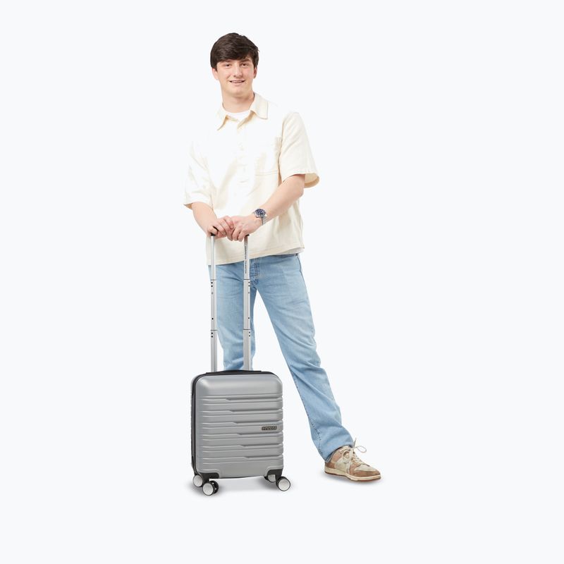 Walizka podróżna American Tourister Flashline Spinner 43 23 l sky silver 7