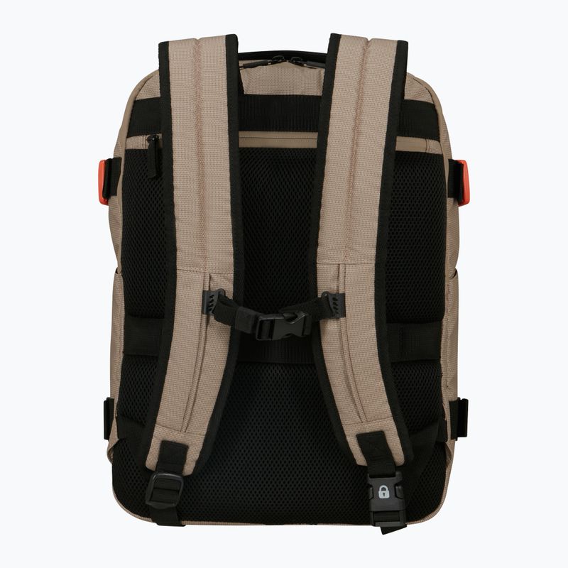 Plecak miejski American Tourister Urban Track Laptop BP Coated 15,6" 29 l beige/orange 2