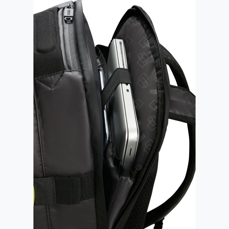 Plecak miejski American Tourister Urban Track Laptop BP Coated 15,6" 29 l black/lime 6