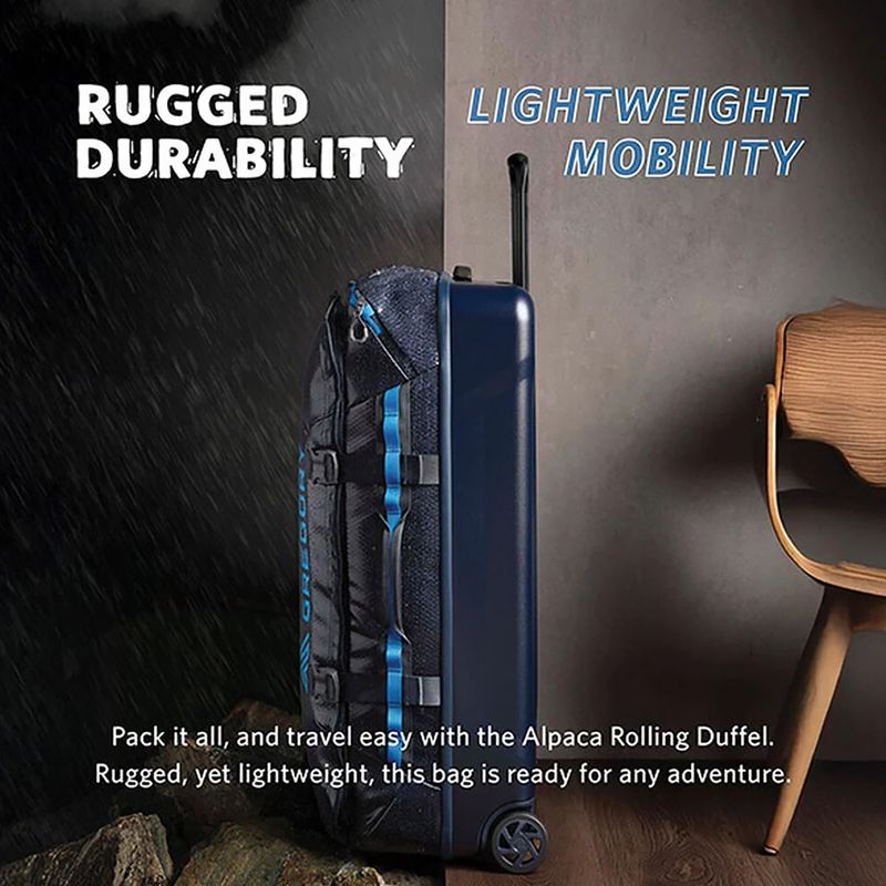 Torba podrózna Gregory Alpaca Wheeled Duffel 100 l slate blue 4