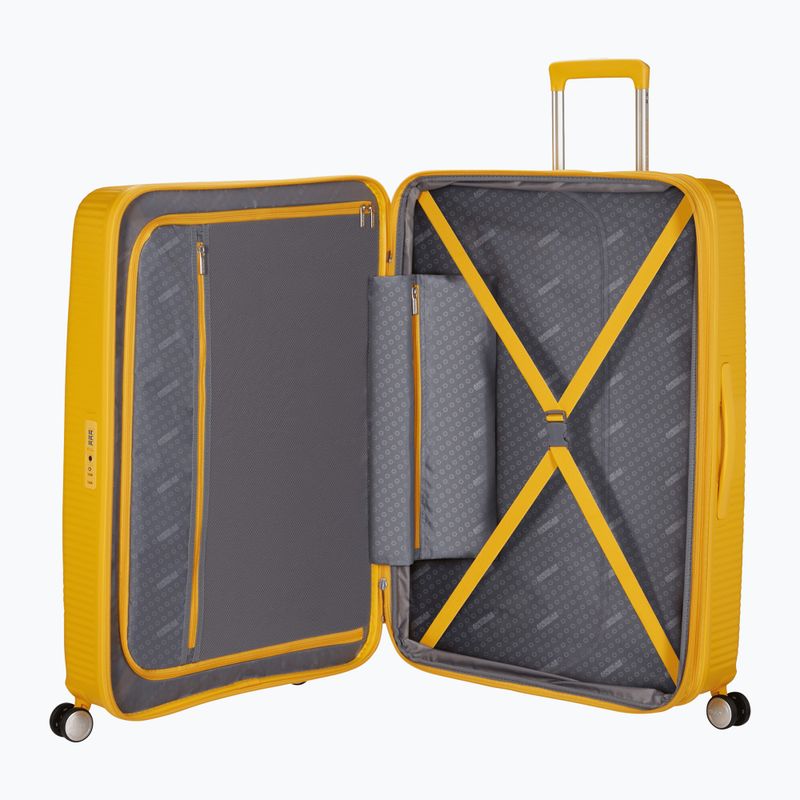 Walizka podróżna American Tourister Soundbox 82 130 l golden yellow 6