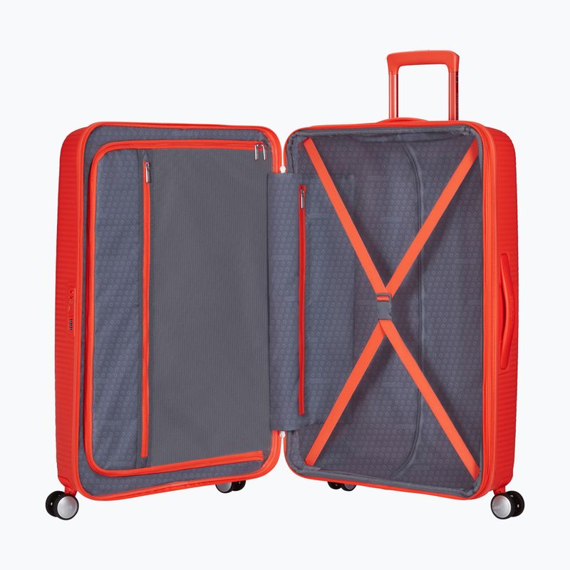 Walizka podróżna American Tourister Soundbox 110 l neon orange 4