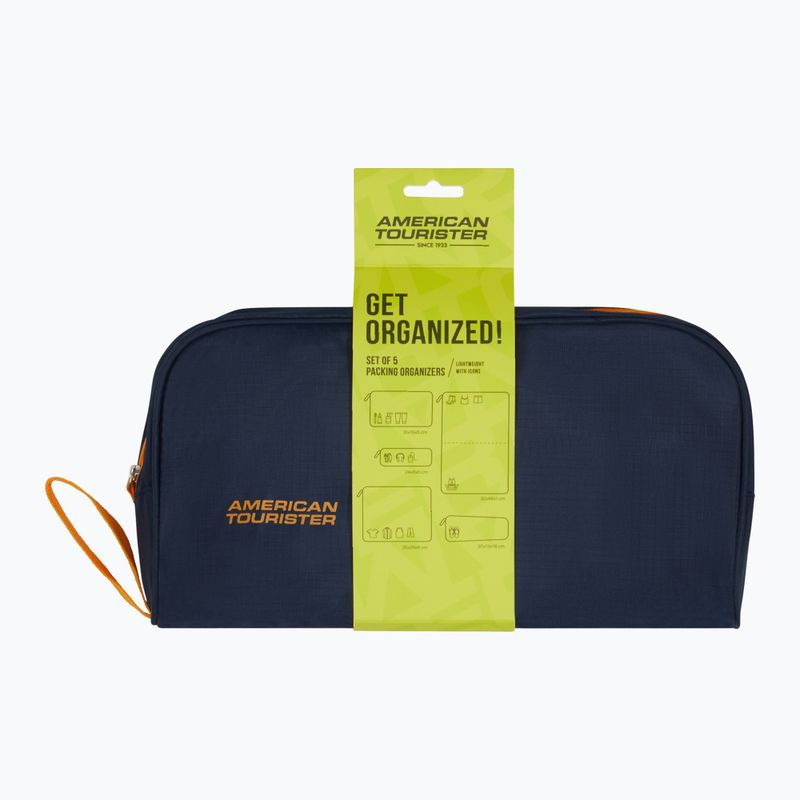 Zestaw organizerów American Tourister Packing 5 szt. navy/orange 8