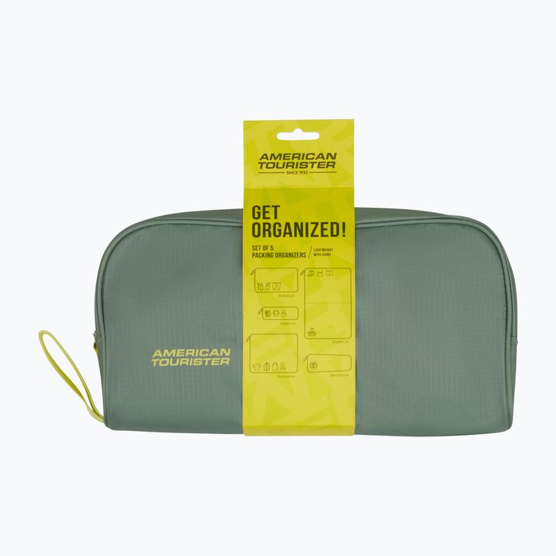 Zestaw organizerów American Tourister Packing 5 szt. olive/lime 8