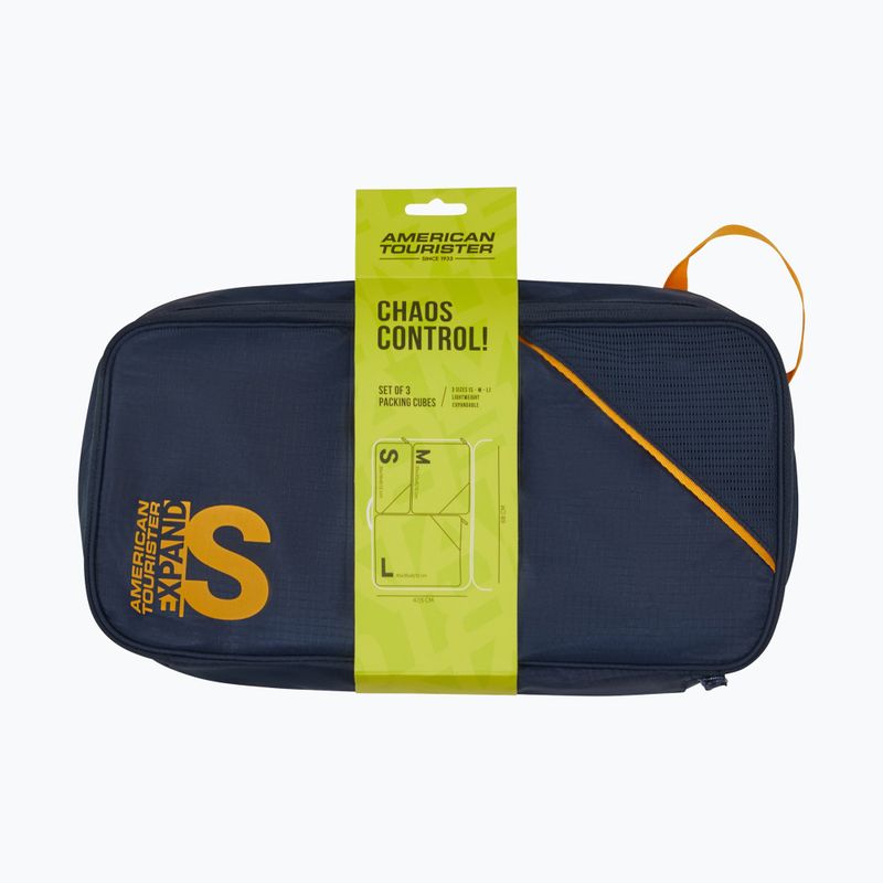 Zestaw organizerów American Tourister Packing S/M/L 3 szt. navy/orange 7
