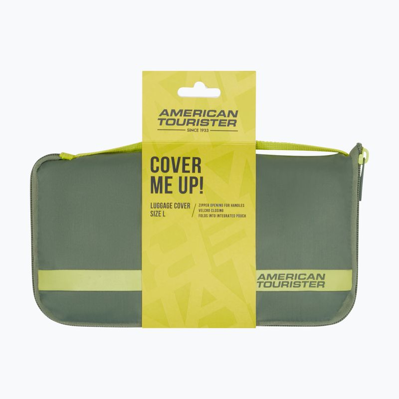 Pokrowiec na walizkę American Tourister Foldable Luggage L olive/lime 3