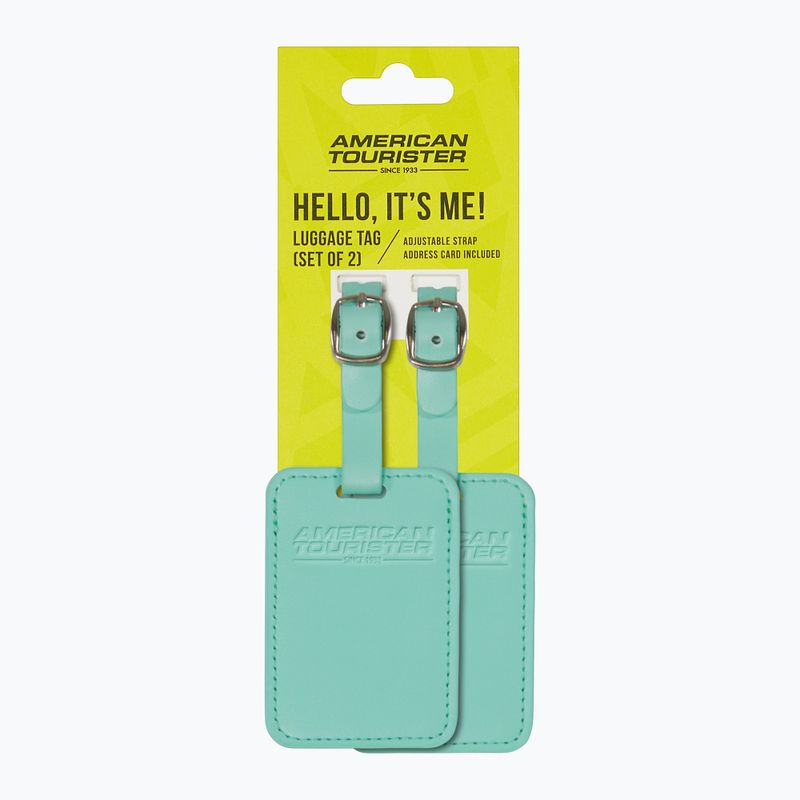 Zawieszka do bagażu American Tourister Luggage Tag 2 szt. jelly mint 4