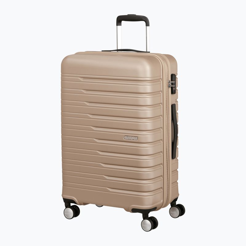 Walizka podróżna American Tourister Flashline Spinner 67 75 l ivory gold 2