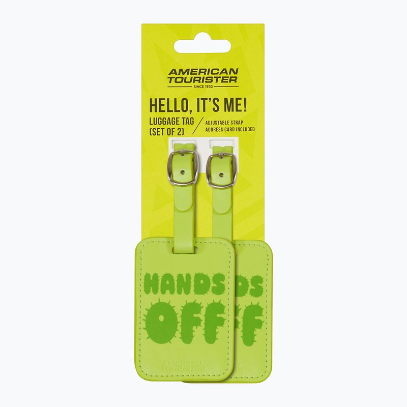 Zawieszka do bagażu American Tourister Luggage Tag Print 2 szt. jands off 4